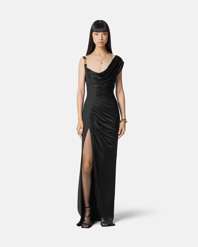 Envers-Satin Crépe Draped Gown Envers-Satin Crépe Draped Gown