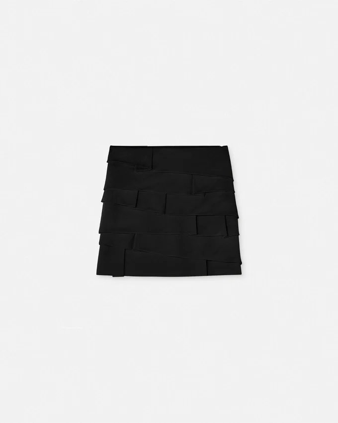 Envers-Satin Fitted Mini Skirt Envers-Satin Fitted Mini Skirt