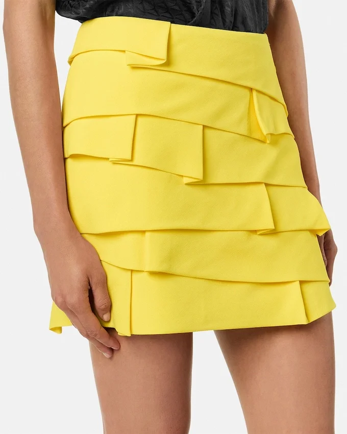 Envers-Satin Fitted Mini Skirt Envers-Satin Fitted Mini Skirt
