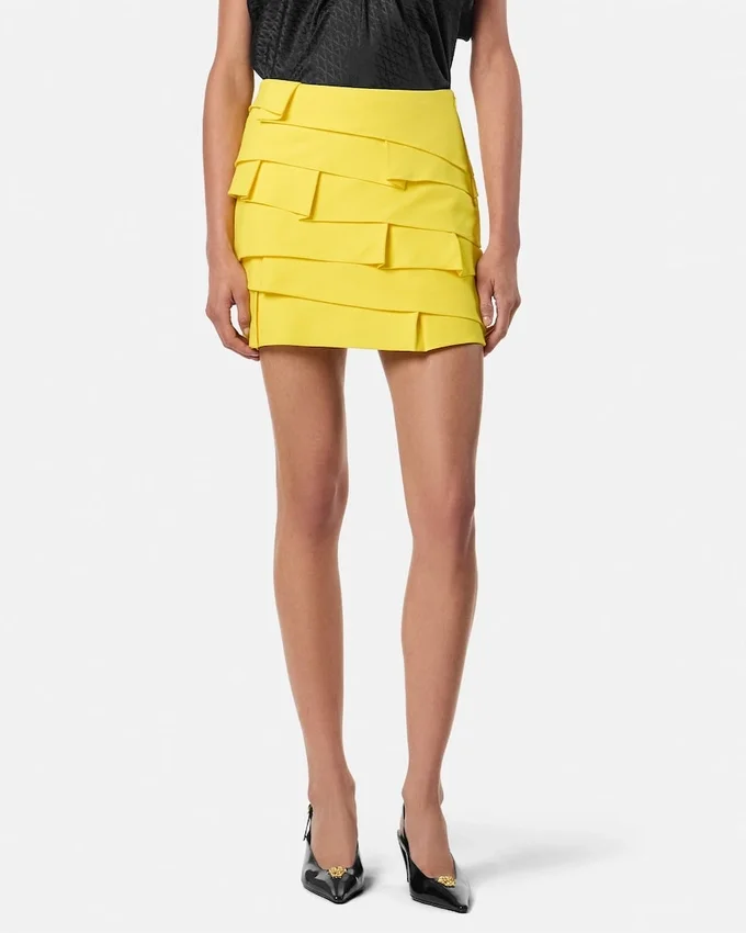 Envers-Satin Fitted Mini Skirt Envers-Satin Fitted Mini Skirt