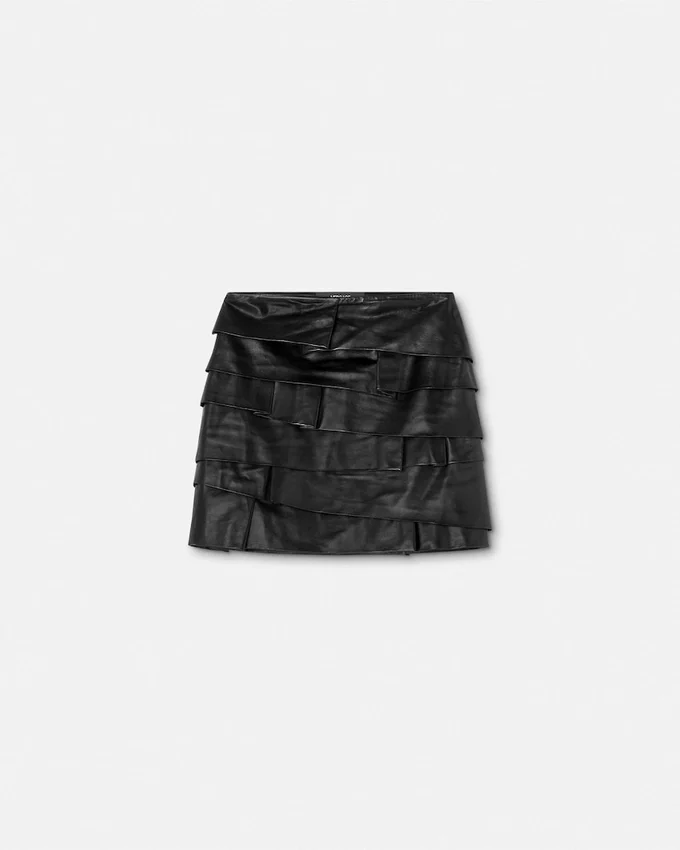 Fitted Leather Mini Skirt Fitted Leather Mini Skirt