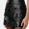 Fitted Leather Mini Skirt Fitted Leather Mini Skirt