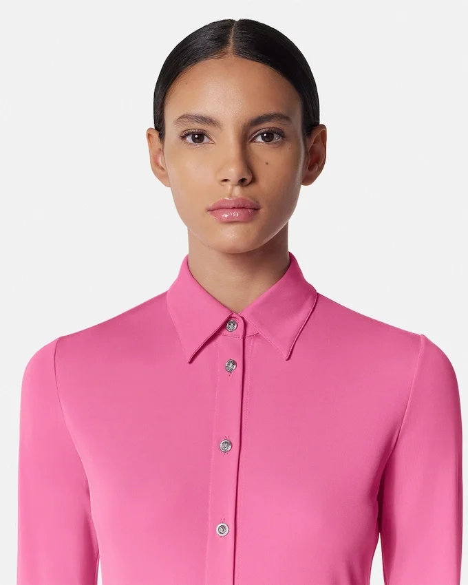 Fitted Maxi Shirt Dress Fitted Maxi Shirt Dress