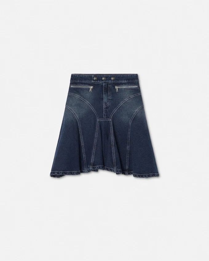 Flared Denim Skirt Flared Denim Skirt