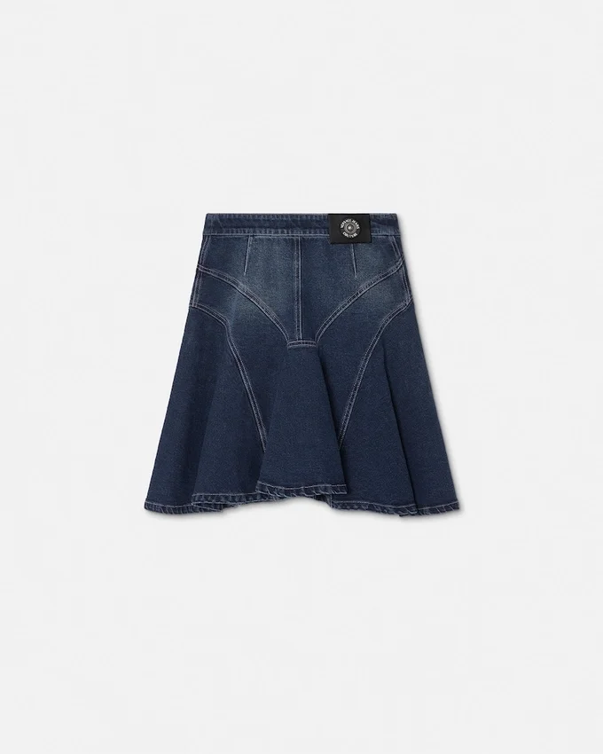 Flared Denim Skirt Flared Denim Skirt