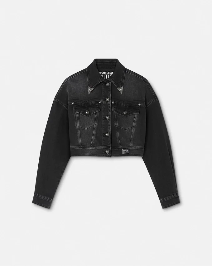 Floral V-Emblem Denim Jacket Floral V-Emblem Denim Jacket