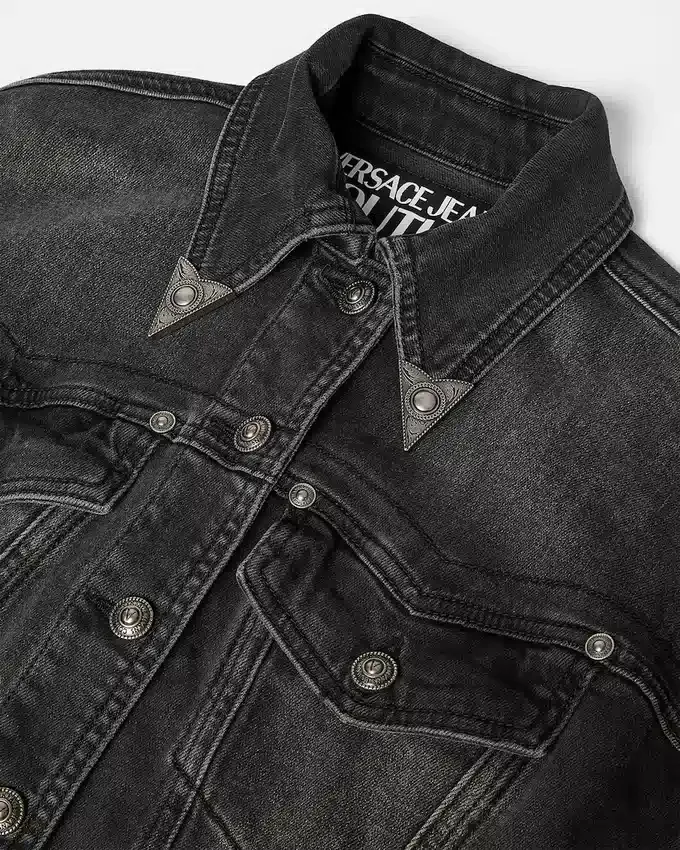Floral V-Emblem Denim Jacket Floral V-Emblem Denim Jacket