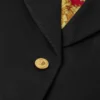 Gabardine Crop Boxy Blazer Gabardine Crop Boxy Blazer