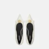 Gianni Ribbon Leather Ballerinas Gianni Ribbon Leather Ballerinas