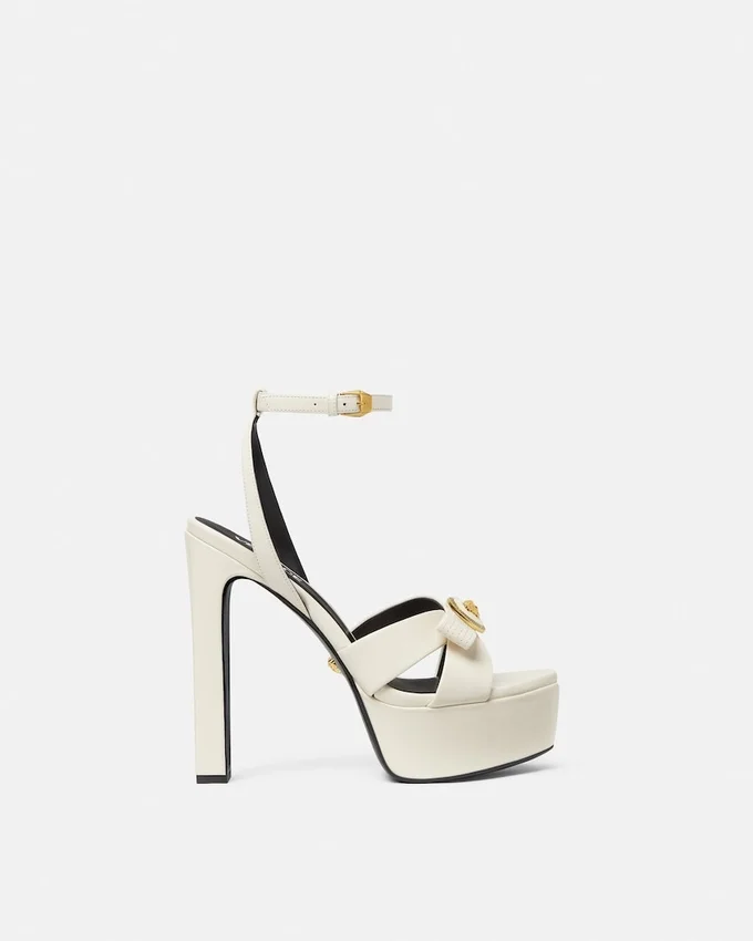 Gianni Ribbon Leather Sandals 140 mm Gianni Ribbon Leather Sandals 140 mm