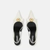 Gianni Ribbon Leather Slingbacks 85 mm Gianni Ribbon Leather Slingbacks 85 mm
