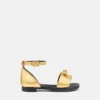 Gianni Ribbon Metallic Kids Sandals Gianni Ribbon Metallic Kids Sandals