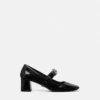Gianni Ribbon Patent Block Pumps 55 mm Gianni Ribbon Patent Block Pumps 55 mm