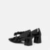 Gianni Ribbon Patent Block Pumps 55 mm Gianni Ribbon Patent Block Pumps 55 mm