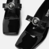 Gianni Ribbon Patent Block Pumps 55 mm Gianni Ribbon Patent Block Pumps 55 mm