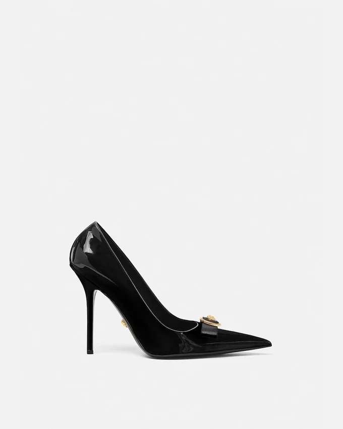 Gianni Ribbon Patent Pumps 110 mm Gianni Ribbon Patent Pumps 110 mm
