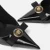 Gianni Ribbon Patent Pumps 110 mm Gianni Ribbon Patent Pumps 110 mm