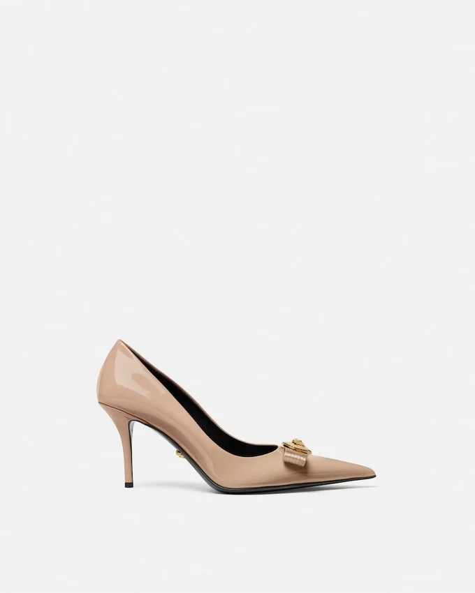 Gianni Ribbon Patent Pumps 85 mm Gianni Ribbon Patent Pumps 85 mm