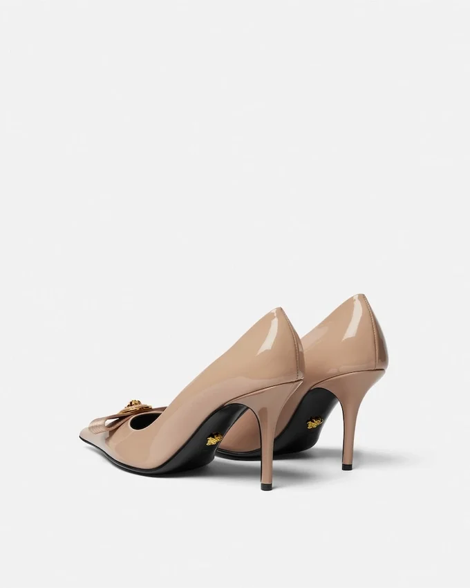 Gianni Ribbon Patent Pumps 85 mm Gianni Ribbon Patent Pumps 85 mm