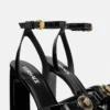 Gianni Ribbon Patent Sandals 140 mm Gianni Ribbon Patent Sandals 140 mm