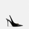 Gianni Ribbon Patent Slingbacks 110 mm Gianni Ribbon Patent Slingbacks 110 mm