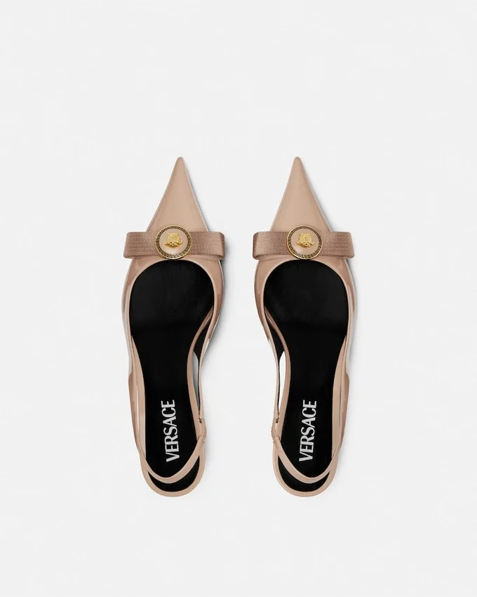 Gianni Ribbon Patent Slingbacks 45 mm Gianni Ribbon Patent Slingbacks 45 mm