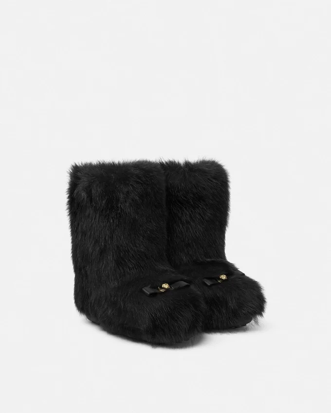 Gianni Ribbon Shearling Boots Gianni Ribbon Shearling Boots