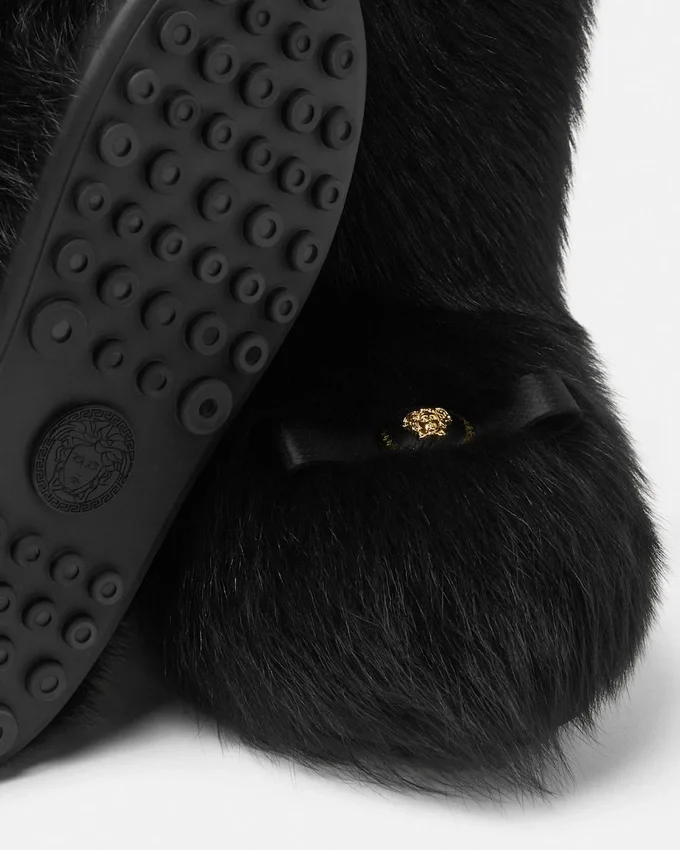 Gianni Ribbon Shearling Boots Gianni Ribbon Shearling Boots
