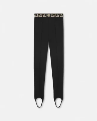Greca Border Gym Stirrup Leggings