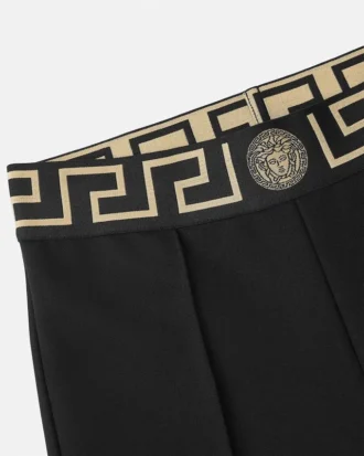 Greca Border Gym Stirrup Leggings