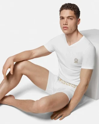 Greca Border Long Trunks 2-Pack