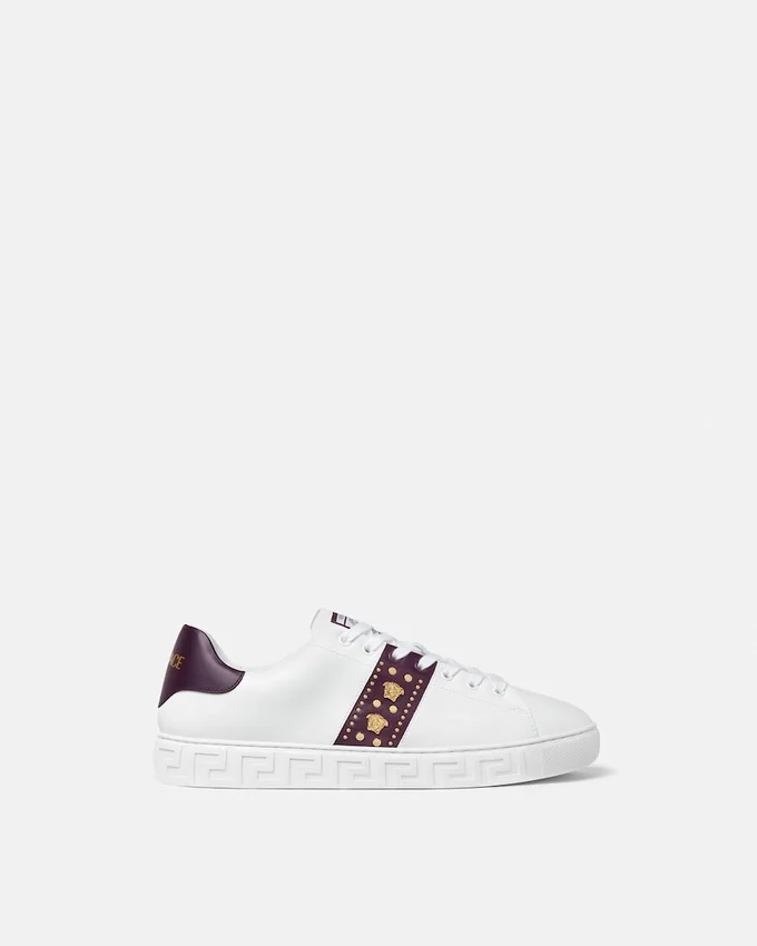Greca Embellished Sneakers Greca Embellished Sneakers