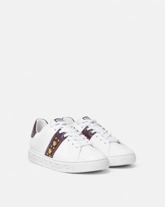 Greca Embellished Sneakers