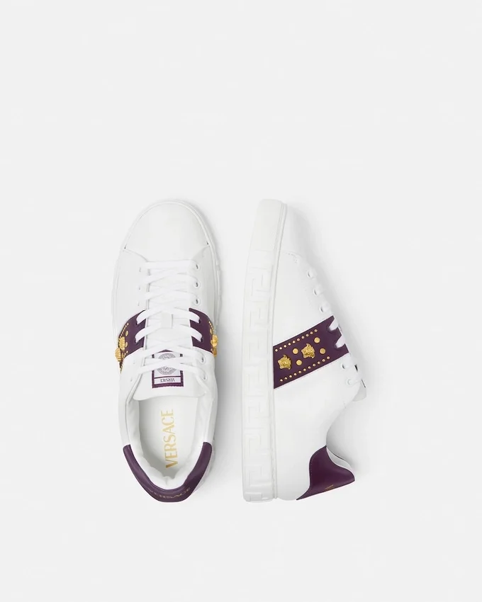 Greca Embellished Sneakers Greca Embellished Sneakers