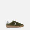 Greca Embellished Suede Sneakers Greca Embellished Suede Sneakers
