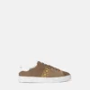 Greca Embellished Suede Sneakers Greca Embellished Suede Sneakers