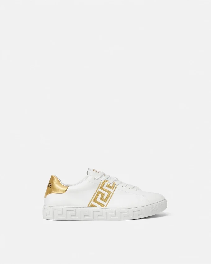 Greca Embroidered Nylon Sneakers Greca Embroidered Nylon Sneakers