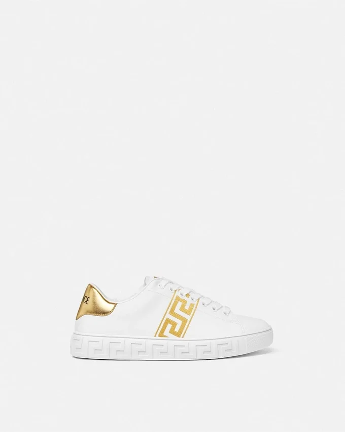 Greca Embroidered Nylon Sneakers Greca Embroidered Nylon Sneakers