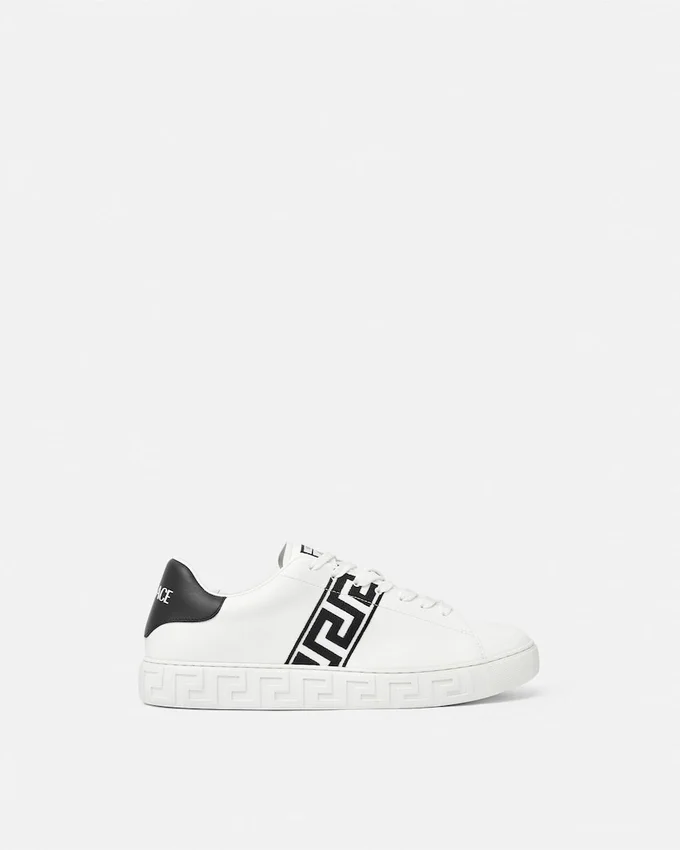 Greca Embroidered Nylon Sneakers Greca Embroidered Nylon Sneakers