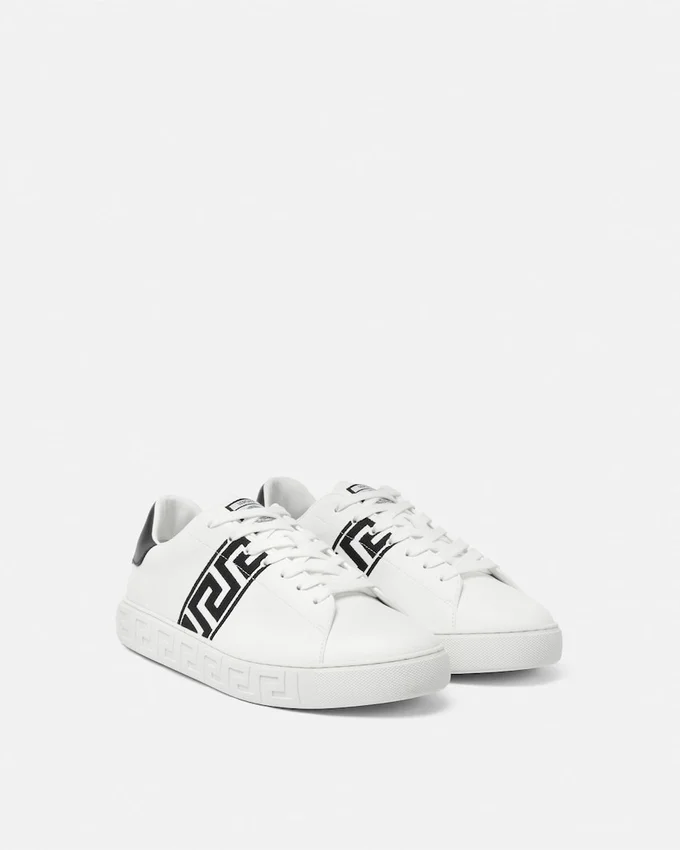 Greca Embroidered Nylon Sneakers Greca Embroidered Nylon Sneakers