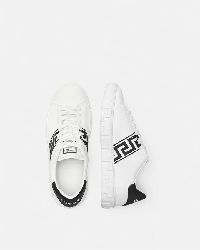 Greca Embroidered Nylon Sneakers Greca Embroidered Nylon Sneakers