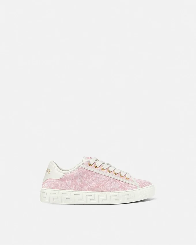 Greca Jacquard Canvas Sneakers Greca Jacquard Canvas Sneakers