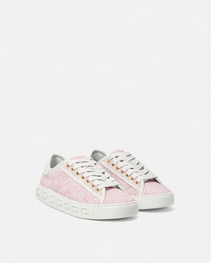 Greca Jacquard Canvas Sneakers Greca Jacquard Canvas Sneakers