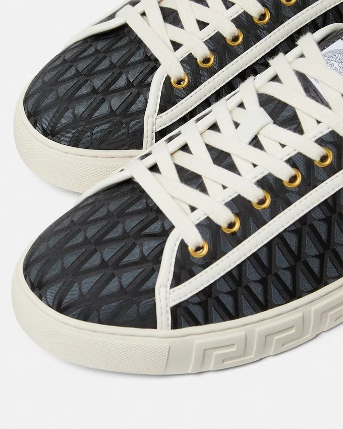 Greca Jacquard Canvas Sneakers Greca Jacquard Canvas Sneakers