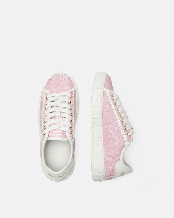 Greca Jacquard Canvas Sneakers Greca Jacquard Canvas Sneakers