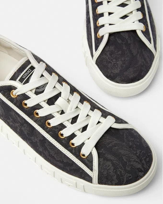 Greca Jacquard Canvas Sneakers Greca Jacquard Canvas Sneakers