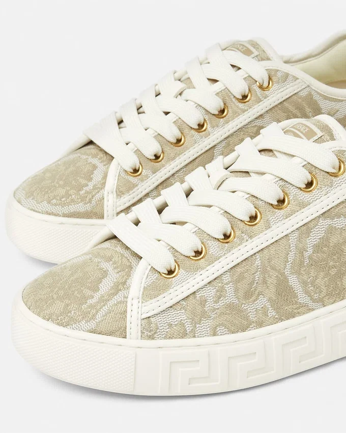 Greca Jacquard Canvas Sneakers Greca Jacquard Canvas Sneakers
