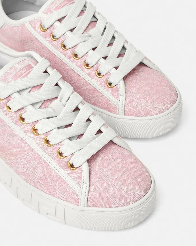 Greca Jacquard Canvas Sneakers Greca Jacquard Canvas Sneakers