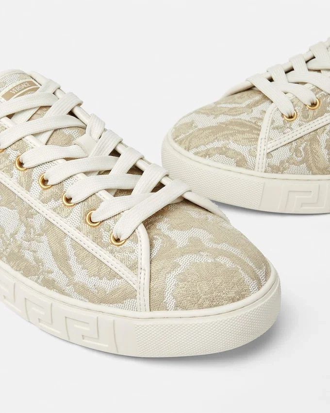 Greca Jacquard Canvas Sneakers Greca Jacquard Canvas Sneakers