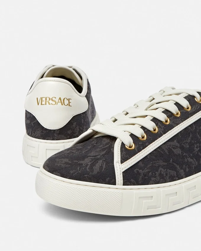 Greca Jacquard Canvas Sneakers Greca Jacquard Canvas Sneakers